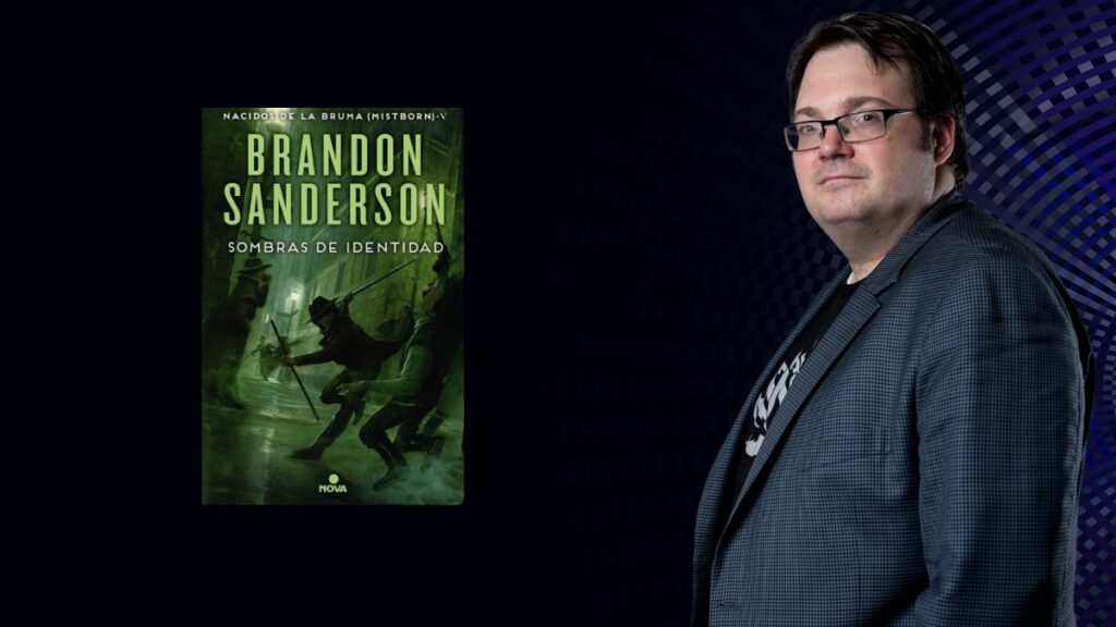 Brandon Sanderson autor del libro Sombras de Identidad.