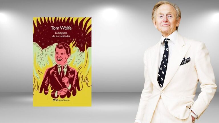 Tom Wolfe autor del libro La Hoguera de la Vanidad.